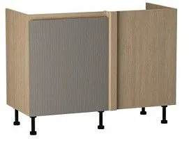 Стол под мойку угловой СМУ-120 левый, Женева (1154*534*870) Дуб Палермо/Серый камень , 22031