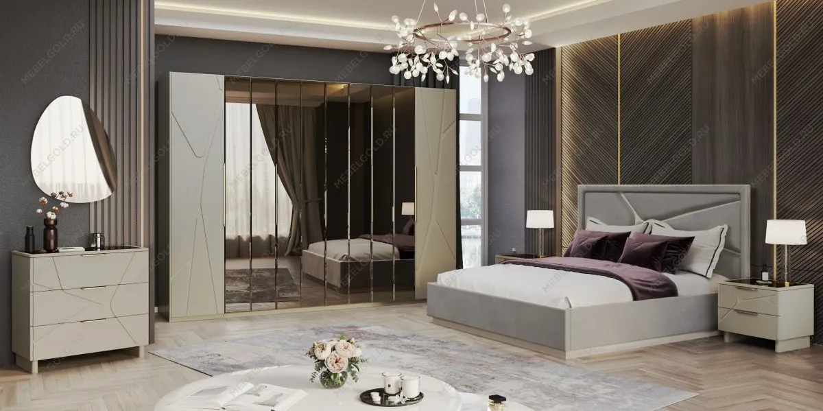 Кровать Лейла 160х200 светло серый камень | изображение 3