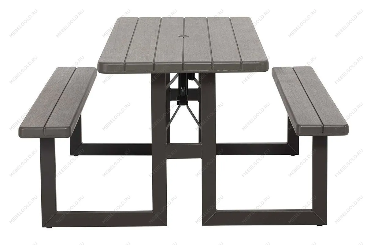 Стол с лавочками Lifetime для пикника | изображение 3