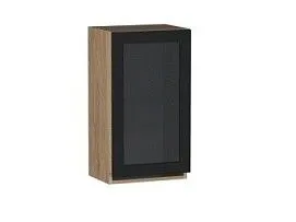 Шкаф со стеклом ШСТ-40, Сити (400*320*720) Дуб Галифакс натуральный, 20827