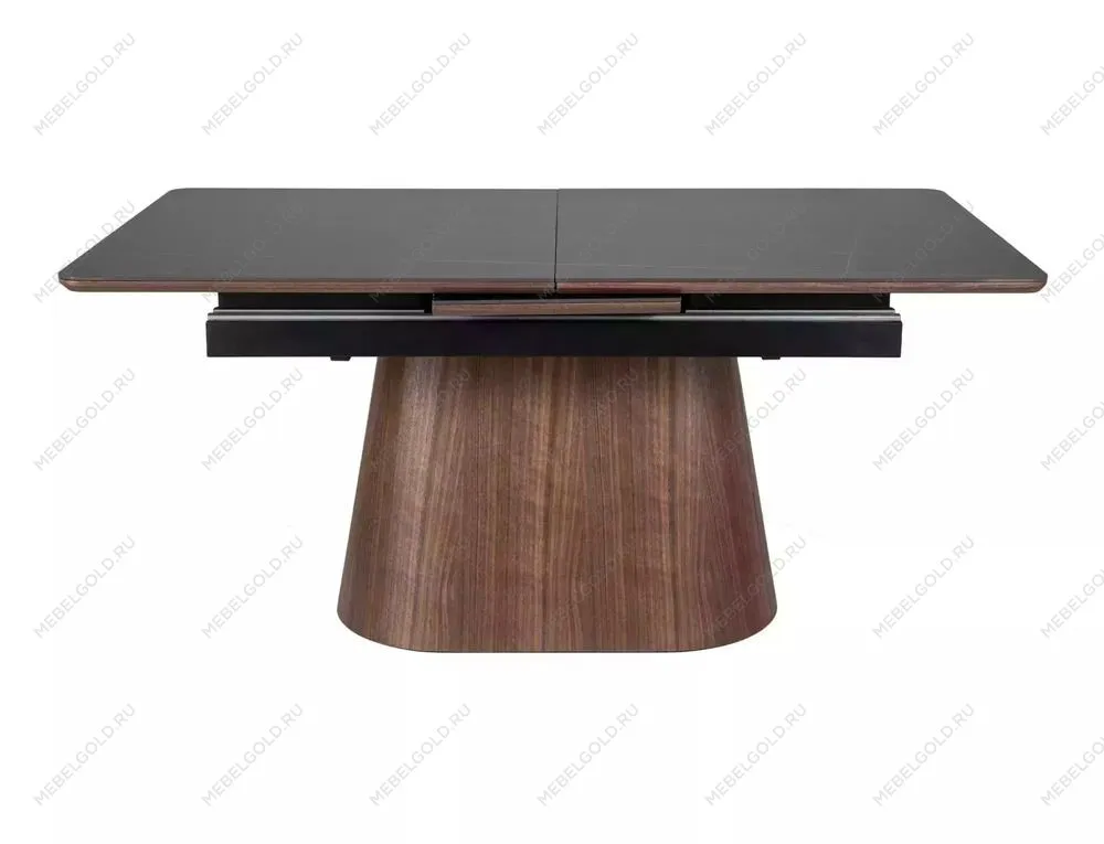 Стол обеденный Signal MONACO 160 (черный/орех) | изображение 3