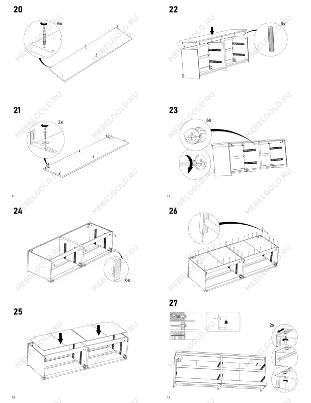 Комод Варма, 4 ящика, горизонтальный, 160х54х40 см, шпон натурального дерева, дуб беленый | изображение 23