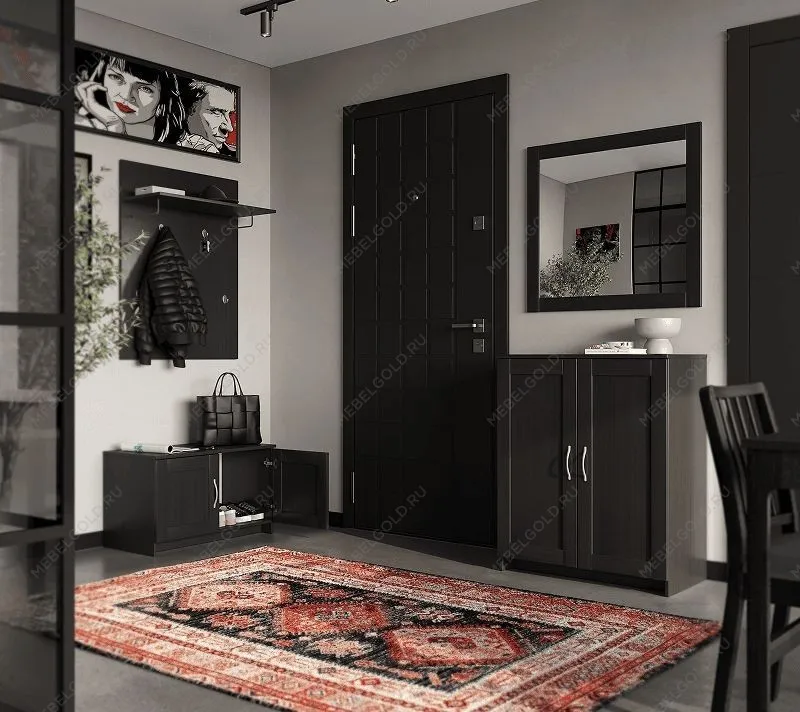 БРИМНЭС / СИРИУС вешалка ИКЕА / IKEA 78х100 Дуб Венге | изображение 5