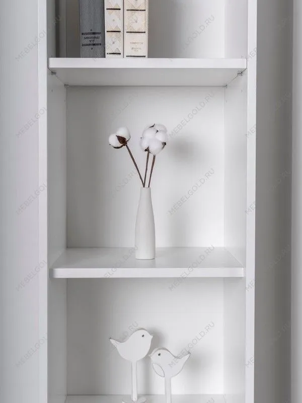 Стеллаж Сириус, 5 полок, 39х34х190 см, белый | изображение 1