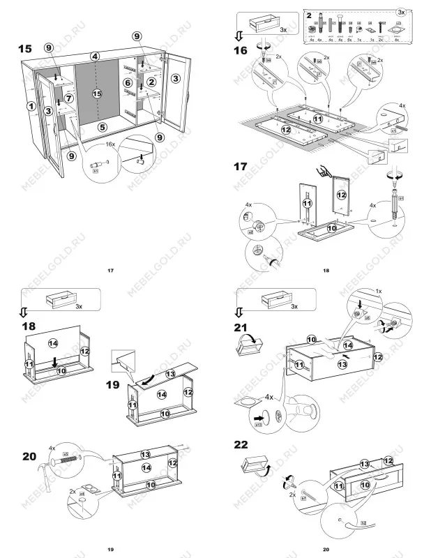 Тумба Сириус, 2 двери со стеклом и 3 ящика, 156х41х95 см, дуб сонома | изображение 19