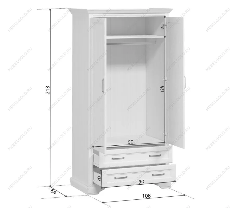 Шкаф Стилиус SZF2D2S (Лиственница сибирская) - Выставка Лобня | изображение 4