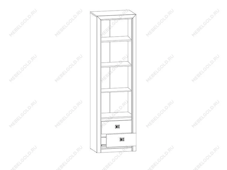 Шкаф Коен REG1D2S ясень снежный | изображение 1