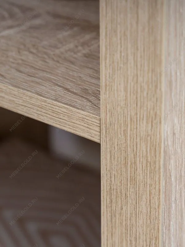 Стеллаж Фора, 3 полки, 112х42х38 см, дуб беленый | изображение 6