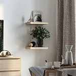 КАЛЛАКС / ФОРА Полка настенная ИКЕА / IKEA 1.4, тамбурат, дуб беленый | изображение 3