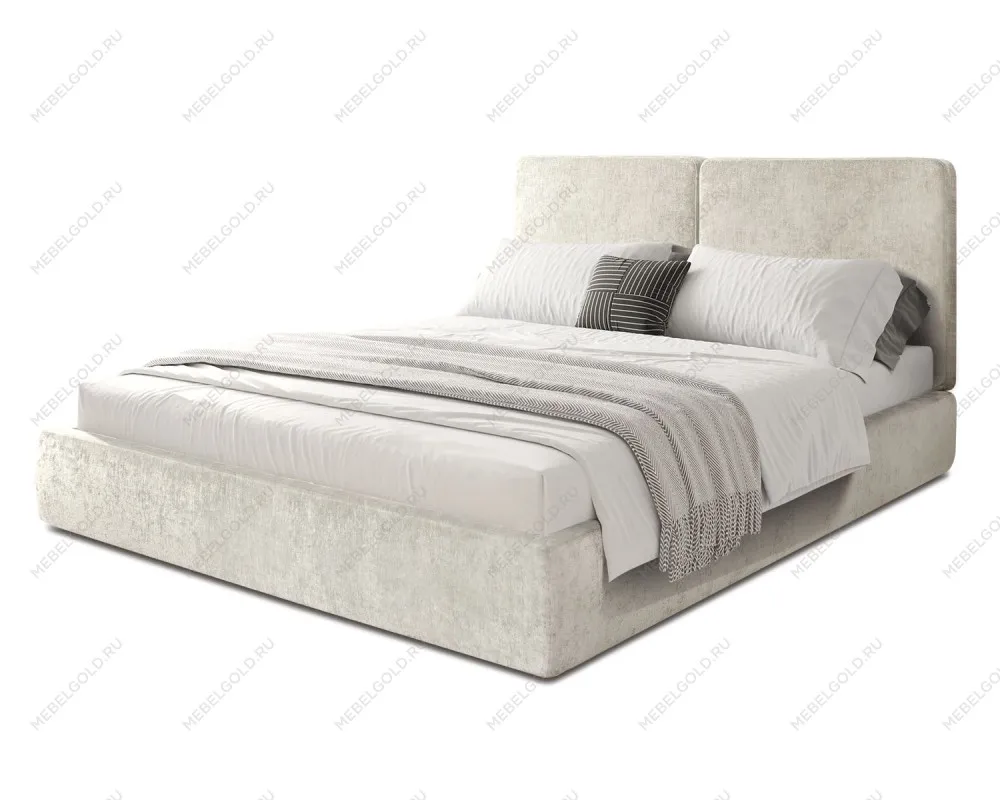 Кровать Natura 1.8 м, с подъемным механизмом Шенилл (Monblan) 501, НТКР180-1[3]