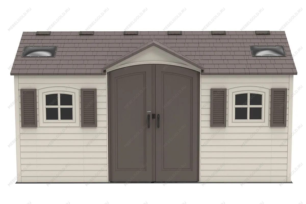 Сарай пластиковый LifeTime 15*8 DD | изображение 1