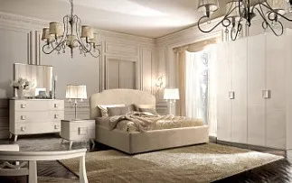 Спальня Диора слоновая кость/серебро 2
