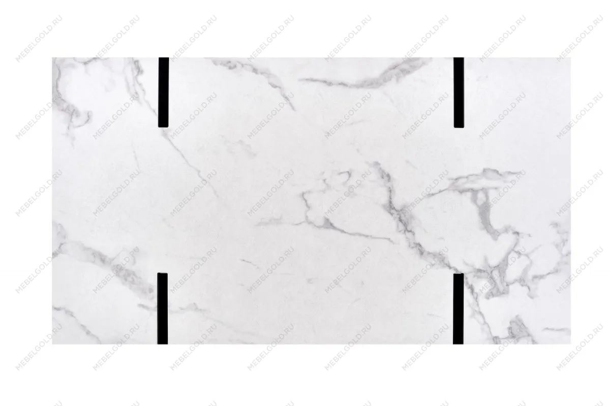 Стол журнальный Halmar BLANCA (белый мрамор/черный) | изображение 4