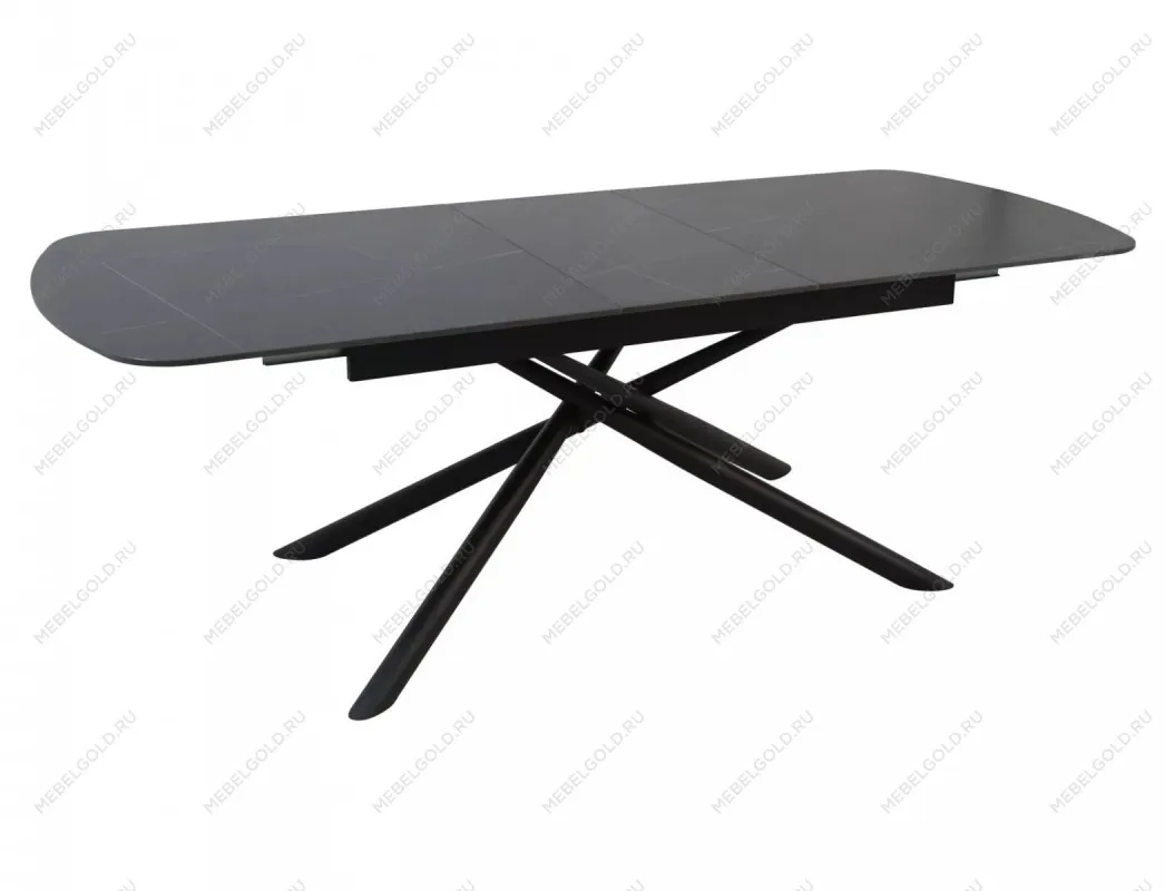 Стол обеденный Signal VECTOR Ceramic 160 (черный/черный) | изображение 2