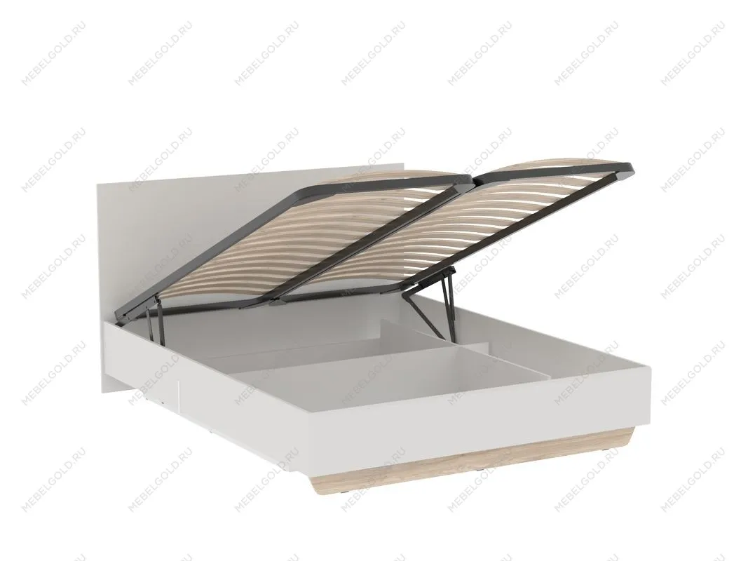 Кровать 1600 с подъемным механизмом, Аврора (1666*2063*1004) Дуб Мария/Кашемир