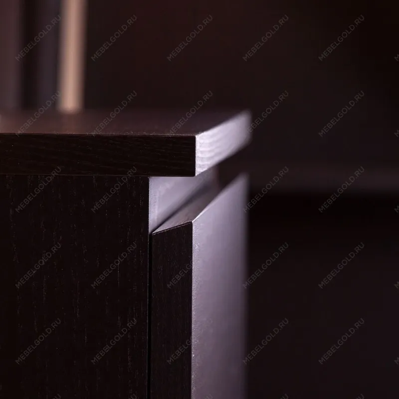 Комод Варма, 6 ящиков, горизонтальный, 160х78х40 см, шпон натурального дерева, ясень черный | изображение 5