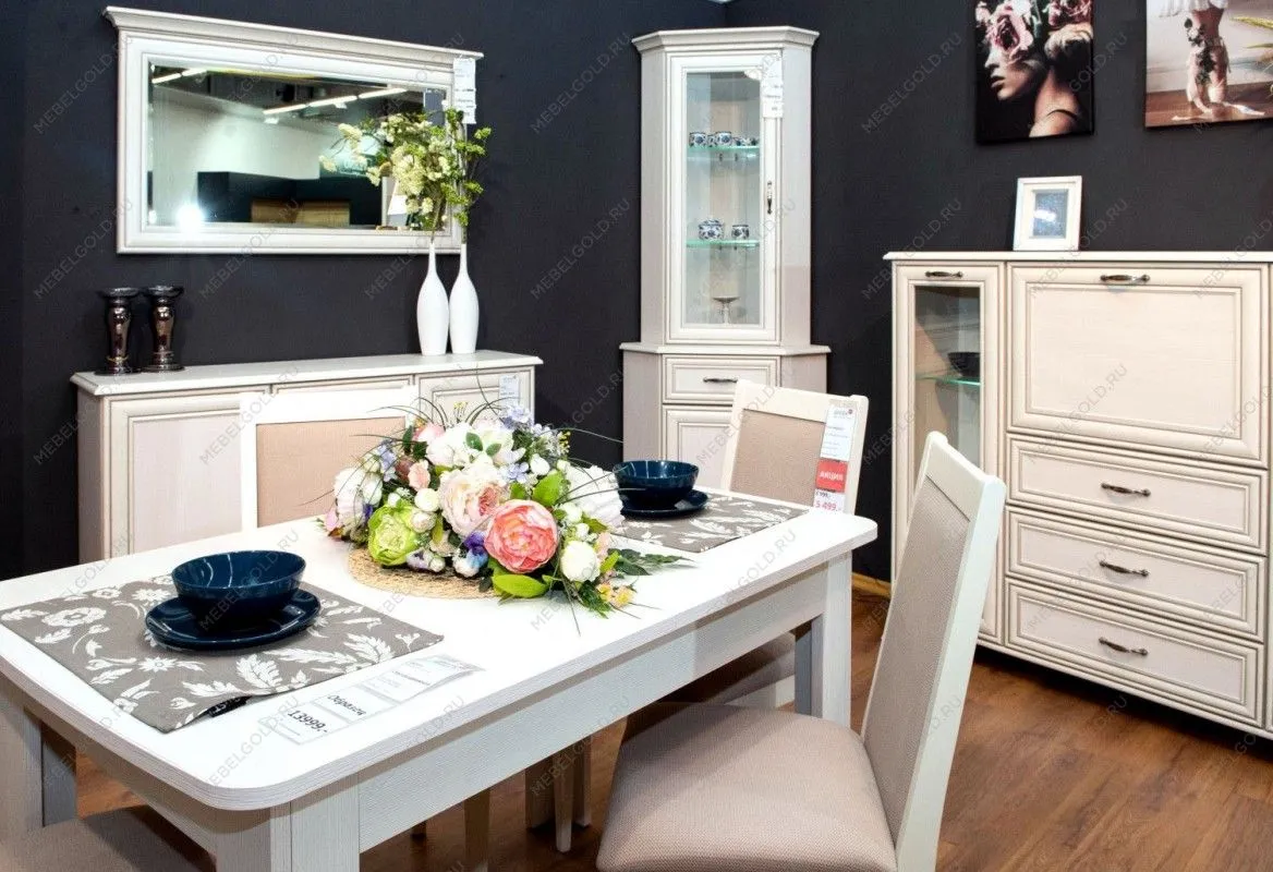 Гостиная Тиффани кремовый 10