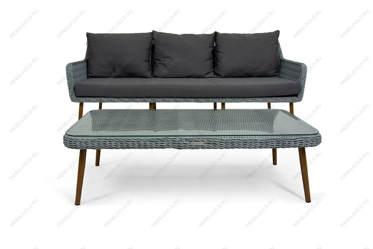 Комплект плетеной мебели MOKKA RIMINI (стол кофейный, 2 кресла, софа 3 х-местная) | изображение 13