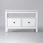 САГА тумба 2 ящика белая | изображение 2
