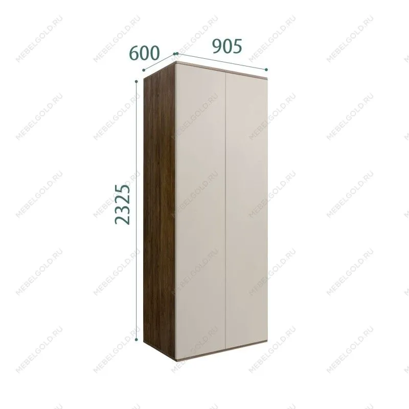 Шкаф 2-х дверный Bogemia Woodline Air (Шелк) БМШ2/2(0)