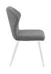 Стул DikLine 239М B22 GREY, ножки белые | изображение 1