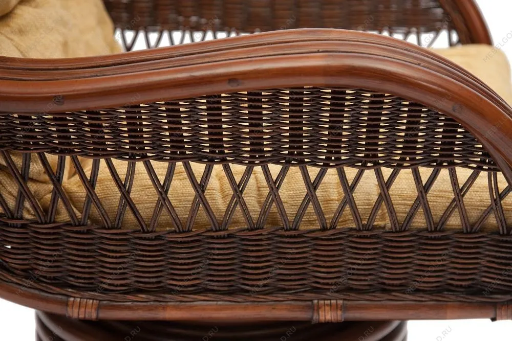 Кресло-качалка ANDREA Relax Medium с подушкой Античный орех | изображение 6