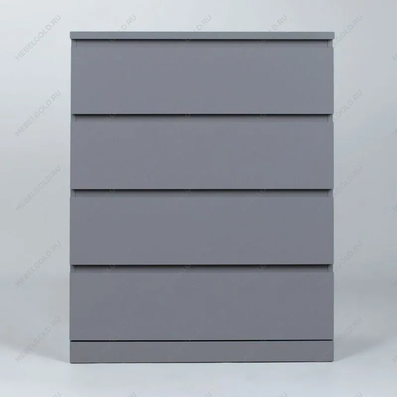 МАЛЬМ / VARMA Комод ИКЕА / IKEA 4 80х100х40, серый | изображение 2