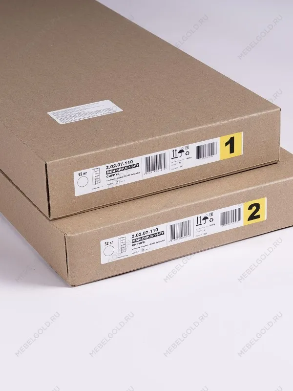 Стеллаж Сириус, 2 ящика, 78х35х190 см, белый | изображение 13