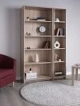Стеллаж Сириус, 5 полок, 78х35х190 см, дуб сонома | изображение 4