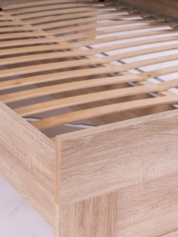 Кровать двуспальная Сириус, 160х200 см, дуб сонома | изображение 14