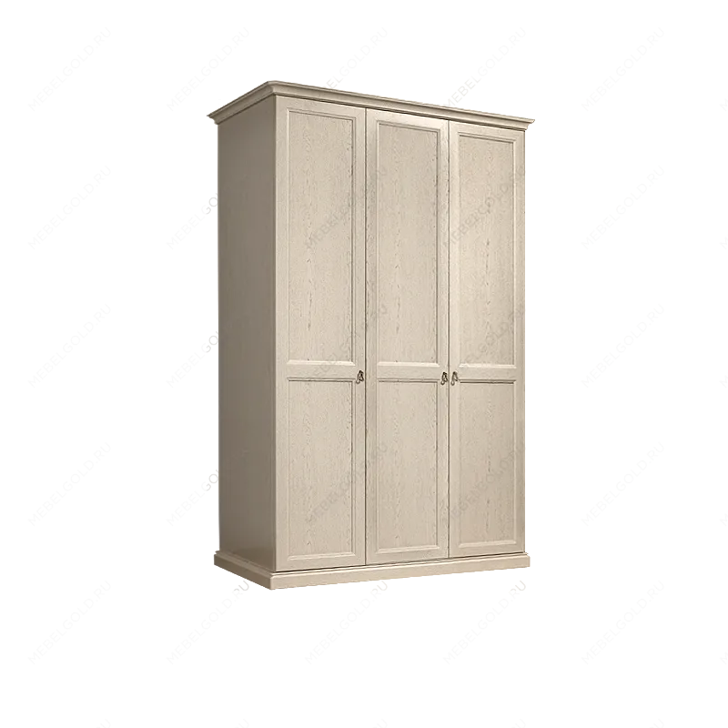 Шкаф 3-х дв. (без зеркал) для платья и белья Венеция дуб седан ВНШ2/3