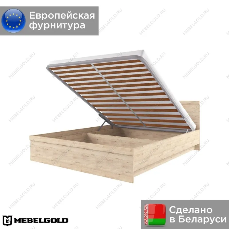 Кровать Оскар 160 с подъемным механизмом | изображение 1