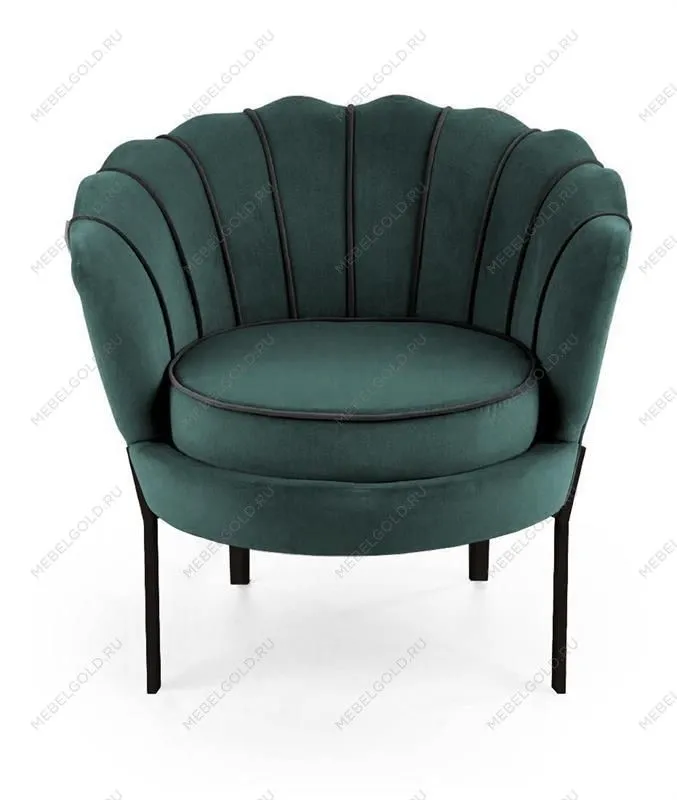 Кресло Halmar ANGELO (темно-зеленый/черный) | изображение 2