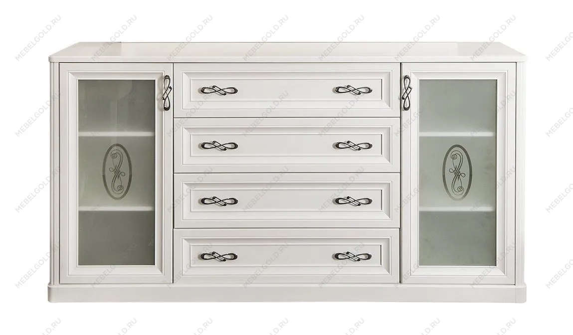 Комод Мишель белый матовый (гостиная) - Выставка Балашиха
