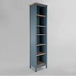 Стеллаж Сага, 50х42х215 см, темно-бирюзовый/ясень | изображение 3