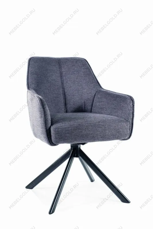 Стул кухонный SIGNAL NOTTI Brego 18 (серый/черный)