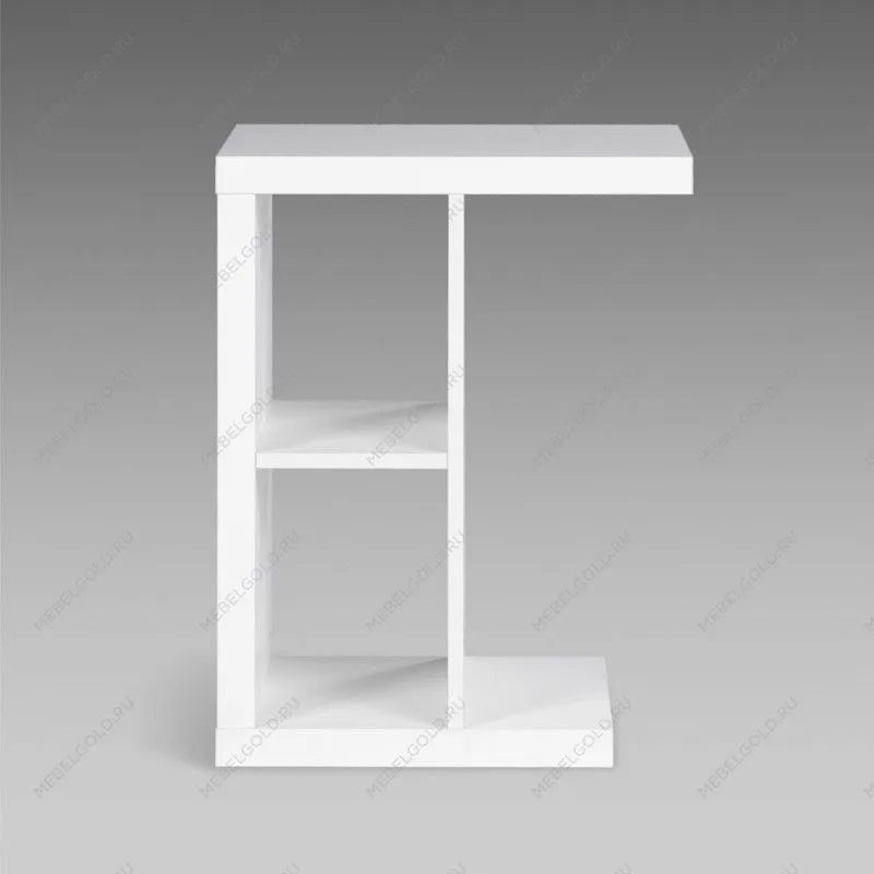 ЛАКК / ЭНКЕЛЬ Приставной стол ИКЕА / IKEA Т, тамбурат, цвет белый | изображение 2