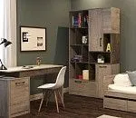 Пенал Д-10 открытый, Денвер (600*380*2020) Риббек серый, 31313 | изображение 1