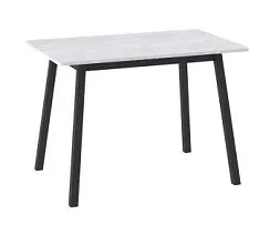 Стол Бриз (R)-94 раздвижной (Серый сланец/черный) 94(126)х64