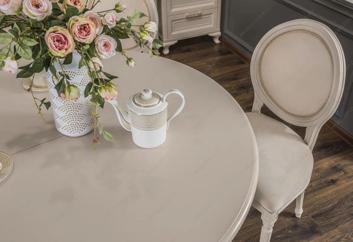 Стол Мокко круглый бежевый - Выставка м. Марьина роща | изображение 3