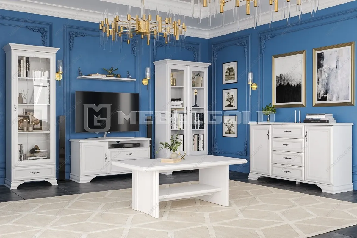 Тумба Кентаки KOM2D4S белый | изображение 3