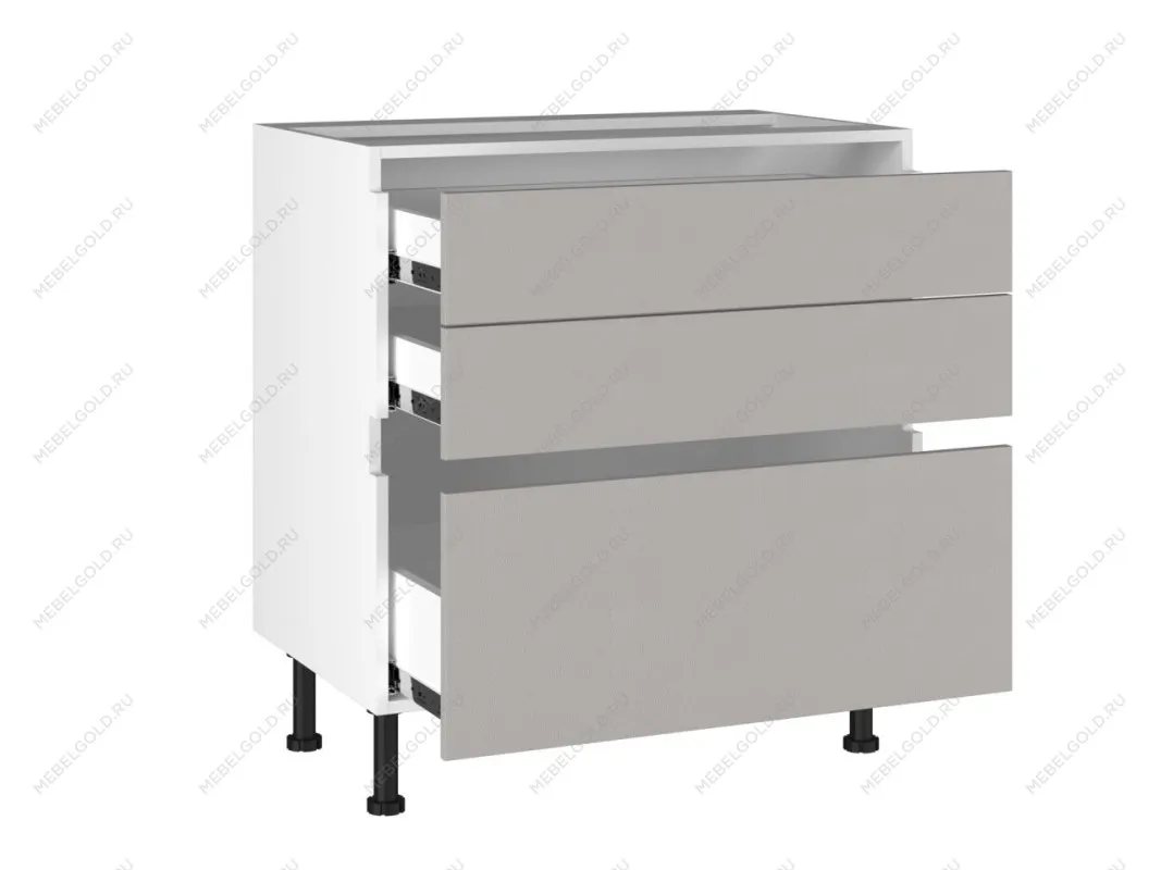 Стол с ящиками СЯ-80, Виста (800*523*870) Экокожа Бежевый, 26421 | изображение 1