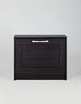 Обувница Сириус с 1 откидным ящиком, 60 х 25 х 49 см, черно-коричневая, ЛДСП, дуб венге | изображение 6