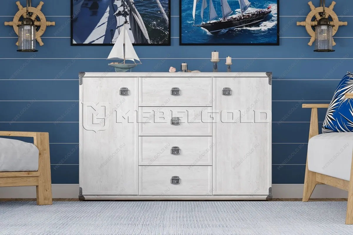 Тумба Индиана JKOM2D4S сосна каньон | изображение 1