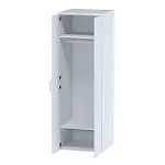 ПИКСИ шкаф распашной с 2 дверьми и полкой 60x57x183, робкий подснежник | изображение 2