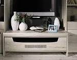 Тумба М-7 под ТВ, Мале (1244*530*455) Дуб галифакс белый, 31203 | изображение 1