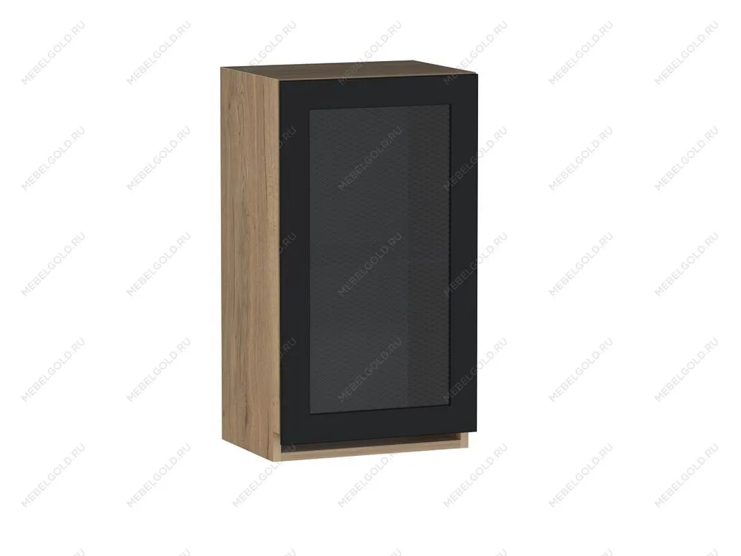 Шкаф со стеклом ШСТ-40, Сити (400*320*720) Дуб Галифакс натуральный, 20827