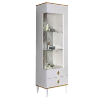 м. Марьина Роща - Витрина 1-ств. Римини (Белый/Золото) (Правая) РМВ1-1С