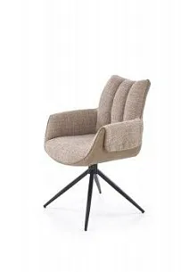 Стул кухонный Halmar K579 поворотный (коричневый/черный)