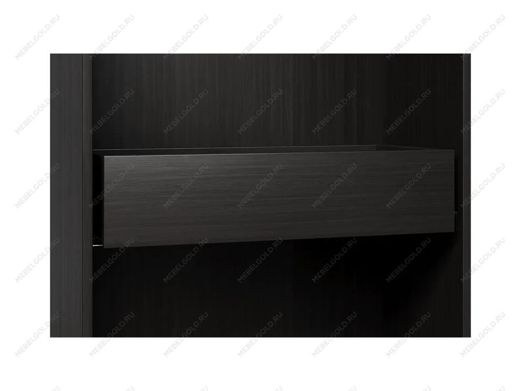 Ящик МАКС выдвижной в узкий двухдверный шкаф, ДСП, цвет Дуб Венге | изображение 1